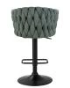 Стул барный LEON (зеленая ткань (LAR 275-23))