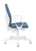 Офисные кресла - Кресло Бюрократ CH-W545 синий 38-415 крестовина пластик пластик белый