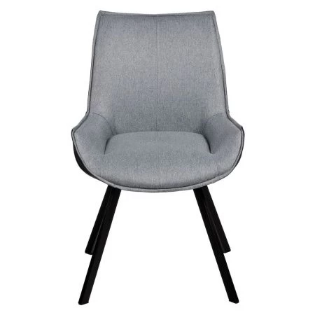 Купить Стул Soft серо-голубой с чёрным, рогожка в интернет-магазине КупиКресла.ру