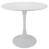 Купить Стол Tulip диам. 90см, белый по низкой цене