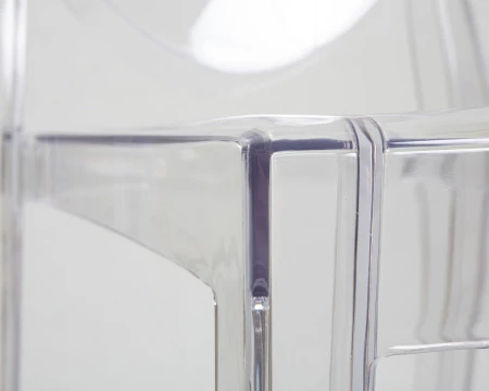 Купить Стул обеденный DOBRIN VICTORIA GHOST, цвет прозрачный по низкой цене