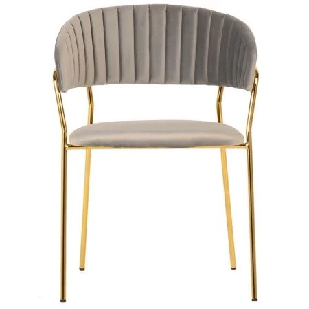 Купить Стул Turin латте с золотыми ножками по низкой цене