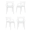 Комплект из 4-х стульев Masters белый