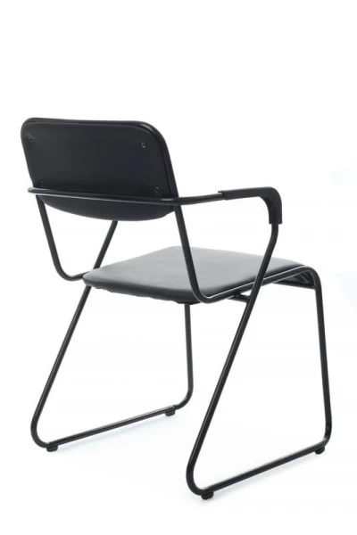 Купить Кресло Nix Plus RCH OMKL-03B Черный/Металл Черный по выгодной цене