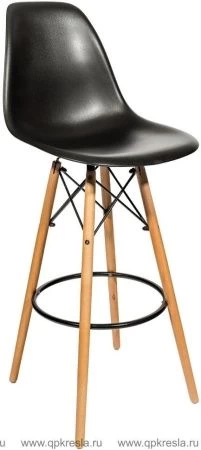 Барный стул Eames (Эймс) Пластик Белый