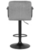Купить Набор 2 шт Стул барный DOBRIN KRUGER ARM BLACK, серый вельвет (LAR-E2041-25) в интернет-магазине КупиКресла.ру