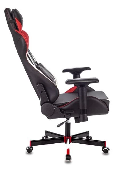 Кресло игровое Zombie VIKING TANK черный/красный/белый искусственная кожа с подголов. крестовина металл | Купить в КупиКресла.ру