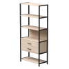 Набор стеллажных систем №5 Everprof EVO (ЭВО) 830x385x1840 Дуб Соната/Черный