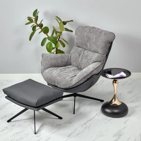 Купить Кофейный столик Angel 40x55см, чёрный, металл по низкой цене