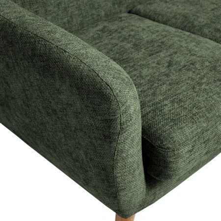 Купить Диван Picasso двухместный зелёный, шенилл по низкой цене