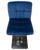Купить Стул барный DOBRIN DOMINIC, синий велюр (MJ9-117) по выгодной цене для кафе, ресторанов и кухни