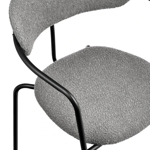 Купить Стул Ant букле серый по низкой цене