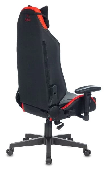 Кресло игровое Zombie HERO BATTLEZONE PRO черный/красный искусственная кожа с подголов. крестовина пластик | Купить в КупиКресла.ру