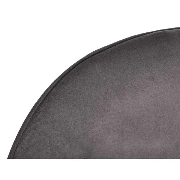 Купить Стул Frida тёмно-серый велюр по низкой цене