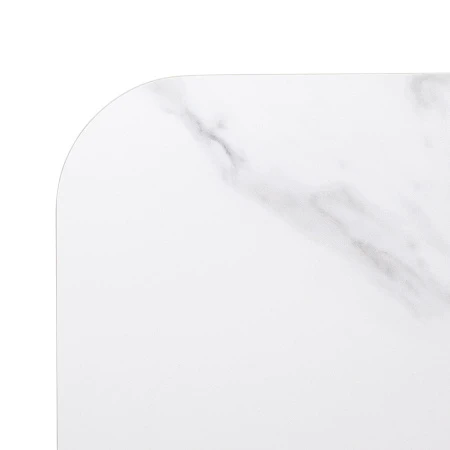 Купить Стол Festa 140x85x77см, керамогранит белый мрамор по низкой цене