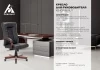 Кресла руководителя - Кресло руководителя Бюрократ KB-10WALNUT черный кожа крестовина металл/дерево