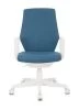 Офисные кресла - Кресло Бюрократ CH-W545 синий 38-415 крестовина пластик пластик белый