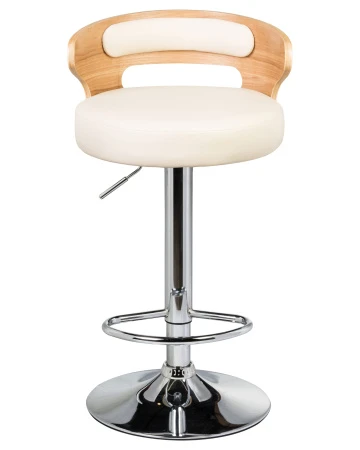 Купить Набор 2 шт Стул барный DOBRIN FRED, натуральное дерево, кремовый в интернет-магазине КупиКресла.ру