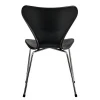 Купить Комплект из 4-х стульев Seven Style чёрный с хромированными ножками в интернет-магазине КупиКресла.ру