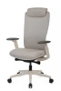 Эргономичные кресла - Кресло Gemini EGE-002AW Белый пластик/Светло-бежевый