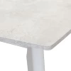 Купить Стол Oslo раскладной 120-160x80x76см, Бетон лайт, белый по низкой цене