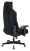 Кресла для геймеров - Кресло игровое Zombie EPIC PRO Edition черный текстиль/эко.кожа с подголов. крестов. металл
