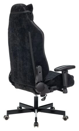 Кресла для геймеров - Кресло игровое Zombie EPIC PRO Edition черный текстиль/эко.кожа с подголов. крестов. металл