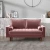 Купить Диван Scott двухместный пыльно-розовый по низкой цене