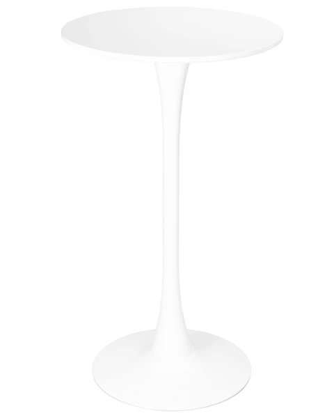 Купить Стол барный MIA BAR, белая столешница, белое основание по низкой цене