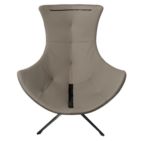 Купить Кресло HUG латте, экокожа, шенилл по низкой цене