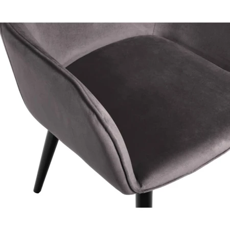 Купить Стул Frida тёмно-серый велюр в интернет-магазине КупиКресла.ру