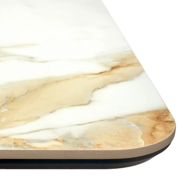 Купить Стол Festa 140x85x77см, керамогранит Calacatte gold мрамор по низкой цене