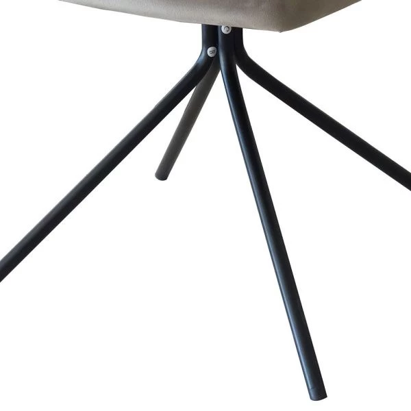 Купить Стул Verona Round вращающийся табачно-серый по низкой цене