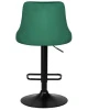 Купить Стул барный DOBRIN JOSEPH BLACK, зеленый велюр (MJ9-88) по выгодной цене для кафе, ресторанов и кухни