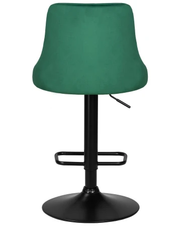 Купить Стул барный DOBRIN JOSEPH BLACK, зеленый велюр (MJ9-88) по выгодной цене для кафе, ресторанов и кухни