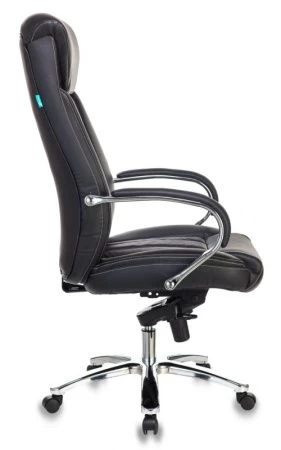 Кресла руководителя - Кресло руководителя Бюрократ T-9922SL черный кожа крестовина металл хром