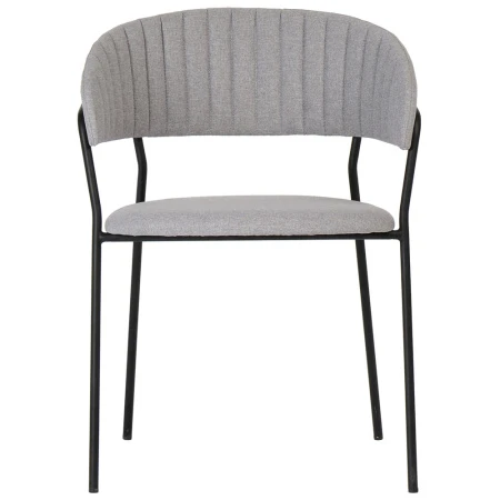Купить Стул Turin серый с чёрными ножками по низкой цене
