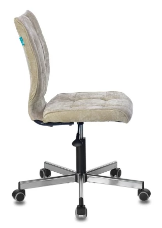 Офисные кресла - Кресло Бюрократ CH-330M песочный Light-21 крестовина металл хром