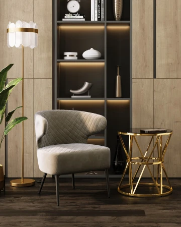 Купить Журнальный стол 50*50 ВИВА золото стекло черное по низкой цене