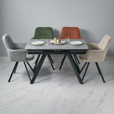 Купить Комплект из 2-х стульев Grant латте шенилл на поворотном механизме в интернет-магазине КупиКресла.ру