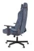 Кресла для геймеров - Кресло игровое Knight N1 Fabric синий Light-27 с подголов. крестов. металл