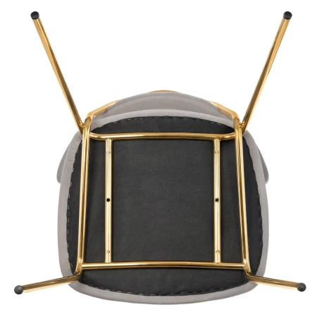 Купить Стул Elle серый с золотыми ножками RF 0781 по низкой цене