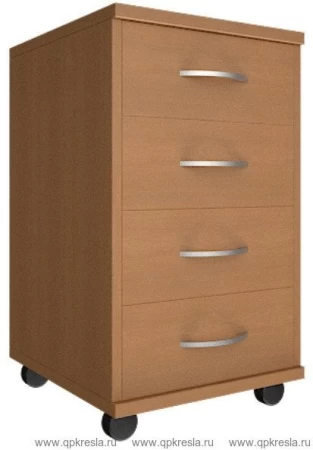 Тумба подкатная (4 ящика, с замком) А.ТМ-4