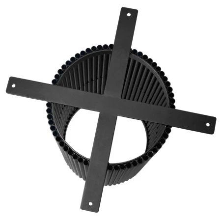 Купить Стол Aura D110, керамогранит Calacatte gold мрамор, чёрный по низкой цене