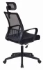 Офисные кресла - Кресло Бюрократ MC-201-H черный TW-01 TW-11 сетка/ткань с подголов. крестовина пластик
