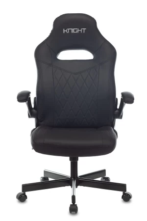 Кресла для геймеров - Кресло игровое Zombie VIKING 6 KNIGHT черный Diamond 600 искусственная кожа с подголов. крестовина металл