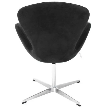 Купить Кресло SWAN CHAIR графит, искусственная замша по низкой цене