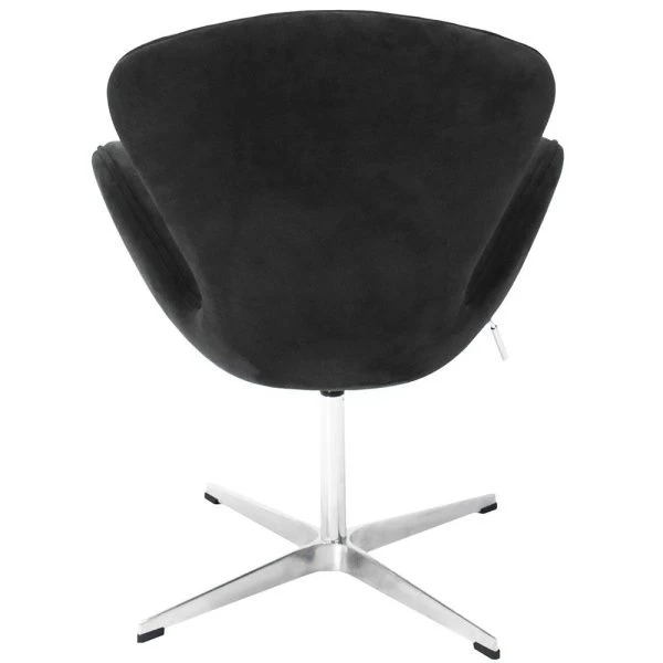 Купить Кресло SWAN CHAIR графит, искусственная замша по низкой цене