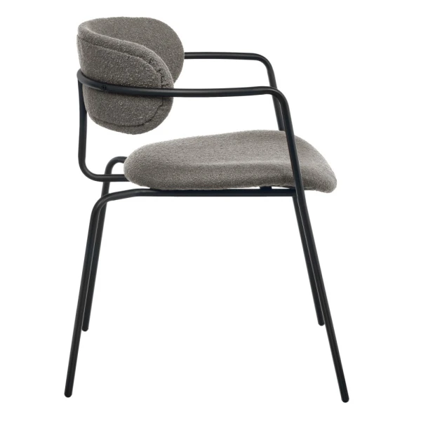 Купить Стул Ant букле серый по низкой цене