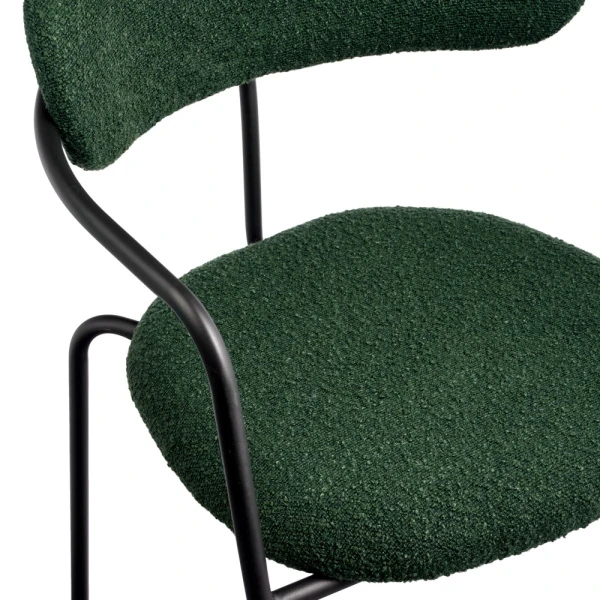 Купить Стул Ant букле зелёный по низкой цене